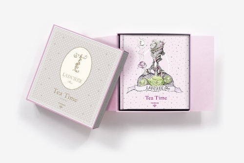 This is the book cover for 'Teatime with Ladurée' by 