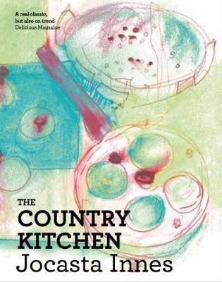 This is the book cover for 'The Country Kitchen' by Jocasta Innes