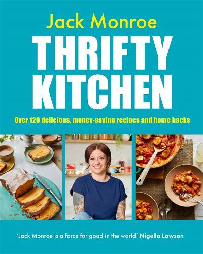 This is the book cover for 'Thrifty Kitchen' by Jack Monroe