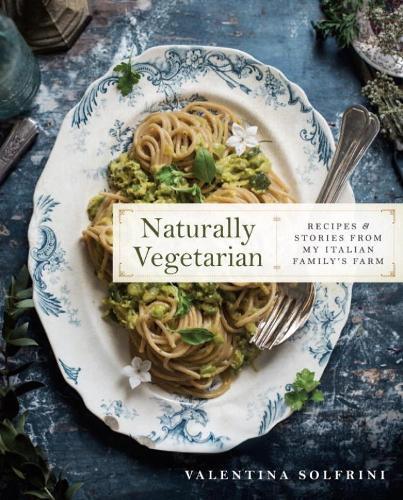 This is the book cover for 'Naturally Vegetarian' by Valentina Solfrini