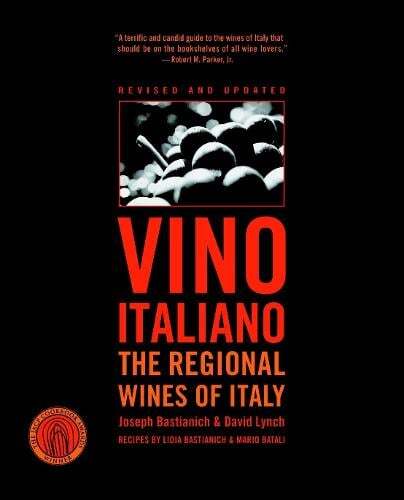 This is the book cover for 'Vino Italiano' by Joseph Bastianich