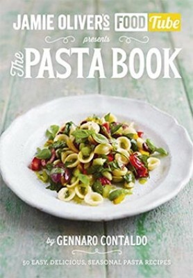 This is the book cover for 'Jamie’s Food Tube: The Pasta Book' by Gennaro Contaldo