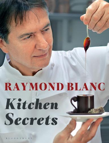 This is the book cover for 'Kitchen Secrets' by Raymond Blanc