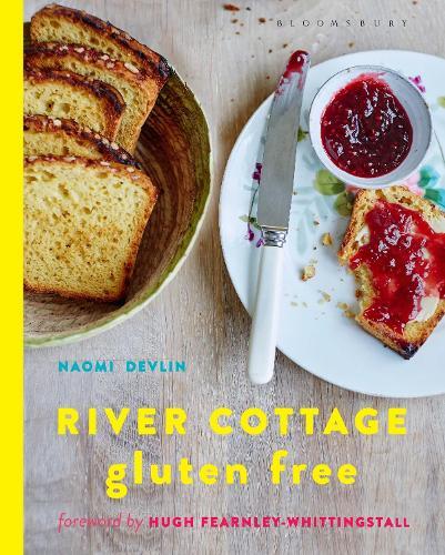 This is the book cover for 'River Cottage Gluten Free' by Naomi Devlin