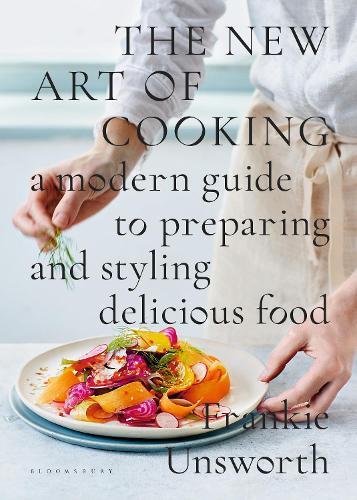 This is the book cover for 'The New Art of Cooking' by Frankie Unsworth