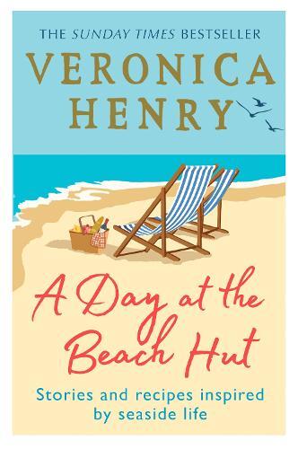 This is the book cover for 'A Day at the Beach Hut' by Veronica Henry