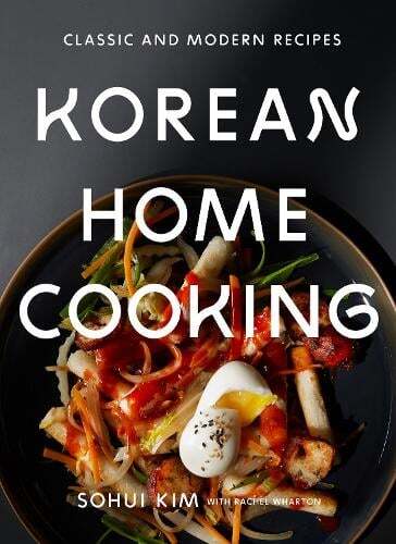 This is the book cover for 'Korean Home Cooking' by Sohui Kim