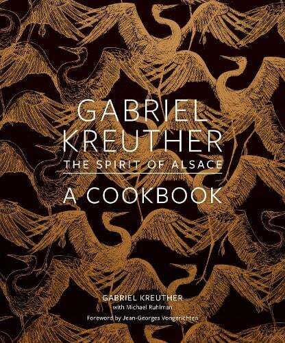 This is the book cover for 'Gabriel Kreuther' by Gabriel Kreuther