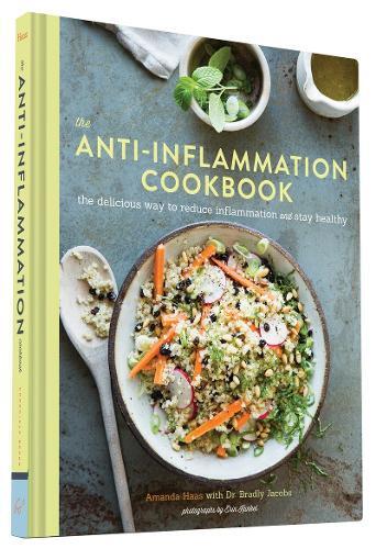 This is the book cover for 'The Anti Inflammation Cookbook' by Amanda Haas