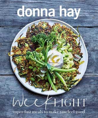 This is the book cover for 'Week Light' by Donna Hay