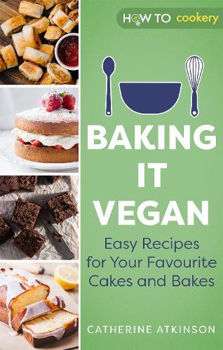 This is the book cover for 'Baking it Vegan' by Catherine Atkinson