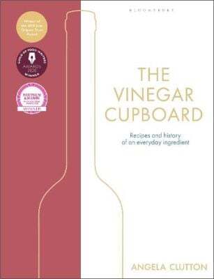 This is the book cover for 'The Vinegar Cupboard' by Angela Clutton