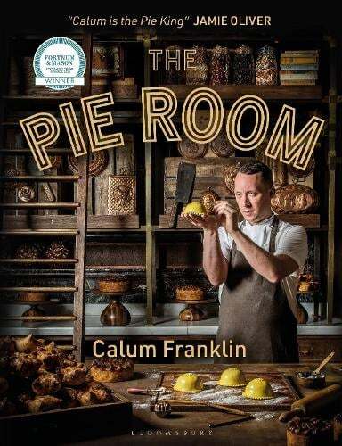 This is the book cover for 'The Pie Room' by Calum Franklin