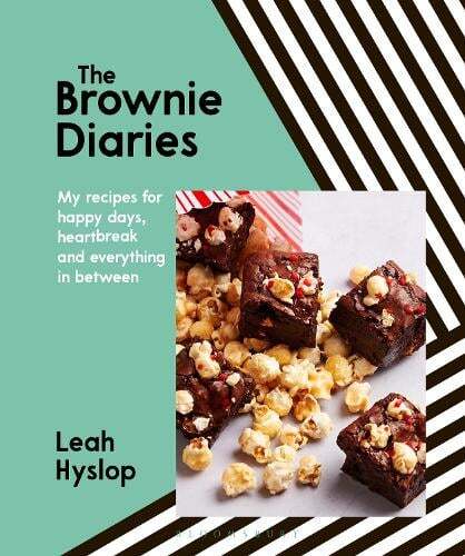 This is the book cover for 'The Brownie Diaries' by Leah Hyslop