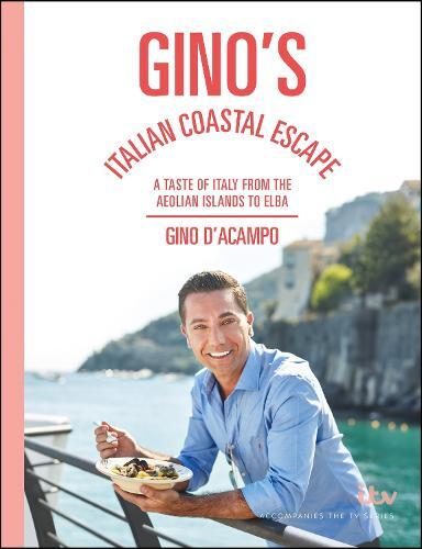 This is the book cover for 'Gino's Italian Coastal Escape' by Gino D'Acampo