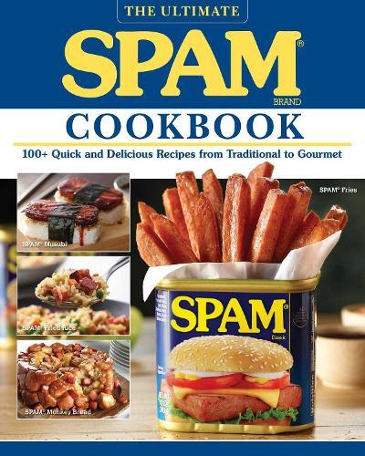 This is the book cover for 'The Ultimate Spam Cookbook' by Hormal Foods