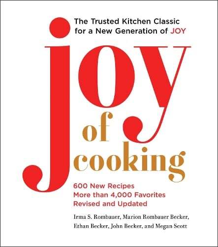 This is the book cover for 'Joy of Cooking' by Irma S. Rombauer