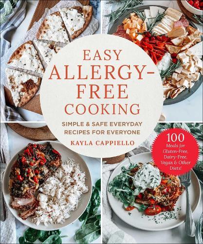 This is the book cover for 'Easy Allergy-Free Cooking' by Kayla Cappiello