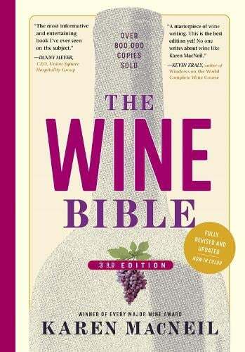 This is the book cover for 'The Wine Bible, 3rd Edition' by Karen MacNeil