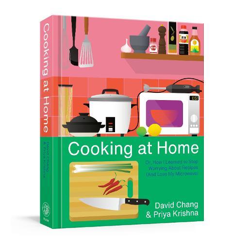 This is the book cover for 'Cooking at Home' by David Chang