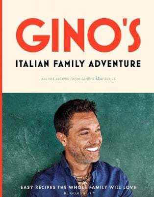 This is the book cover for 'Gino’s Italian Family Adventure' by Gino D'Acampo