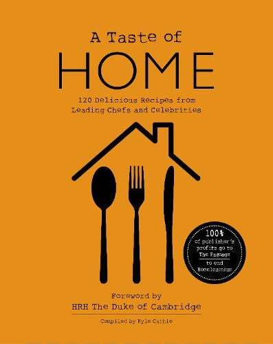 This is the book cover for 'A Taste of Home' by 