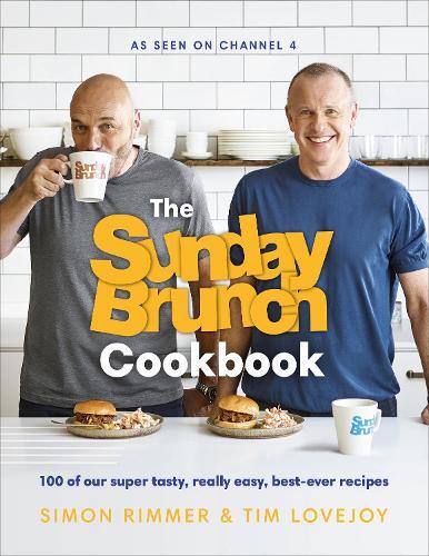 This is the book cover for 'The Sunday Brunch Cookbook' by Simon Rimmer