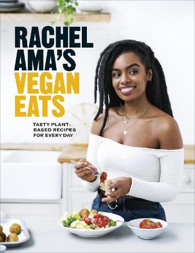 This is the book cover for 'Rachel Ama’s Vegan Eats' by Rachel Ama