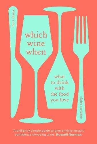 This is the book cover for 'Which Wine When' by Bert Blaize