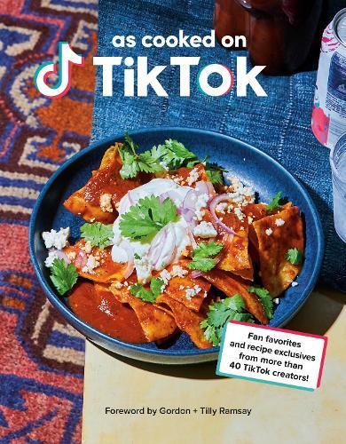 This is the book cover for 'As Cooked on TikTok' by TikTok