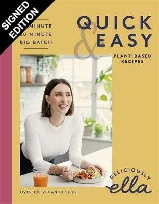 This is the book cover for 'Deliciously Ella Making Plant-Based Quick and Easy' by Ella Mills