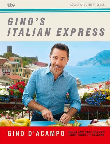 This is the book cover for 'Gino's Italian Express' by Gino D'Acampo