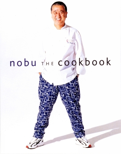 This is the book cover for 'Nobu: The Cookbook' by Nobuyuki Matsuhisa