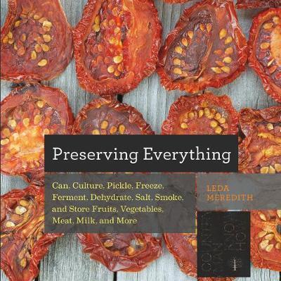 This is the book cover for 'Preserving Everything' by Leda Meredith