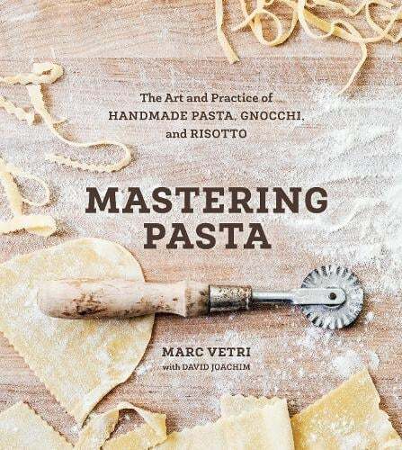 This is the book cover for 'Mastering Pasta' by Marc Vetri