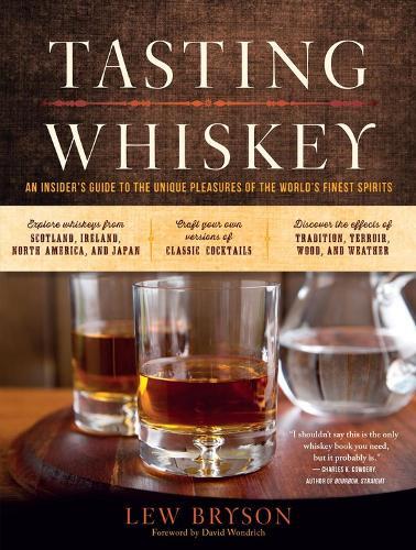 This is the book cover for 'Tasting Whiskey' by Lew Bryson