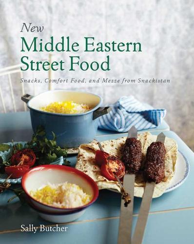 This is the book cover for 'New Middle Eastern Street Food: 10th Anniversary Edition' by Sally Butcher