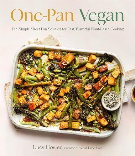 This is the book cover for 'One-Pan Vegan' by Luce Hosier