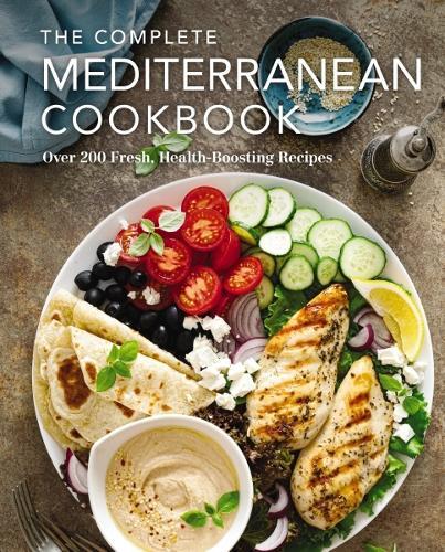 This is the book cover for 'The Complete Mediterranean Cookbook' by The Coastal Kitchen