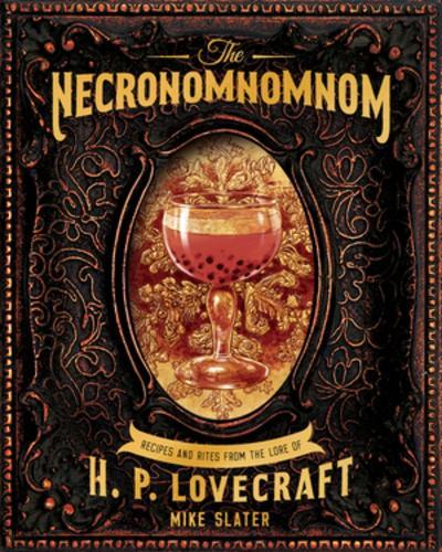 This is the book cover for 'The Necronomnomnom' by Mike Slater