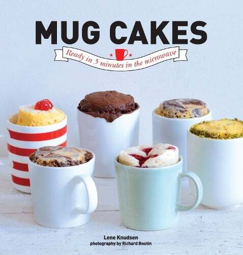 This is the book cover for 'Mug Cakes' by Lene Knudsen