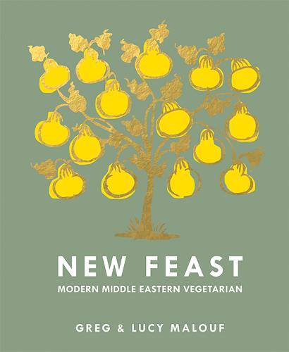 This is the book cover for 'New Feast' by Greg Malouf