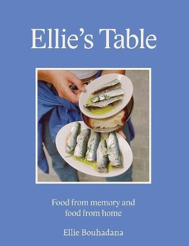 This is the book cover for 'Ellie's Table' by Ellie Bouhadana