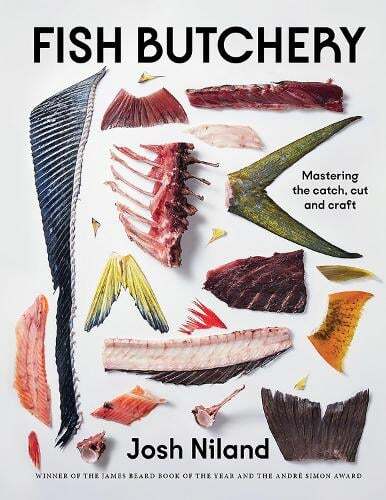 This is the book cover for 'Fish Butchery' by Josh Niland