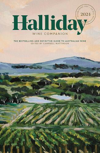 This is the book cover for 'Halliday Wine Companion 2024' by James Halliday