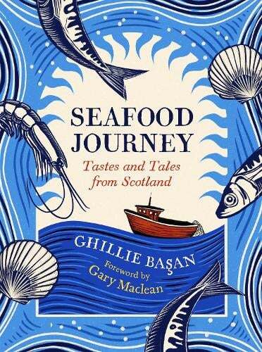 This is the book cover for 'Seafood Journey' by Ghillie Basan