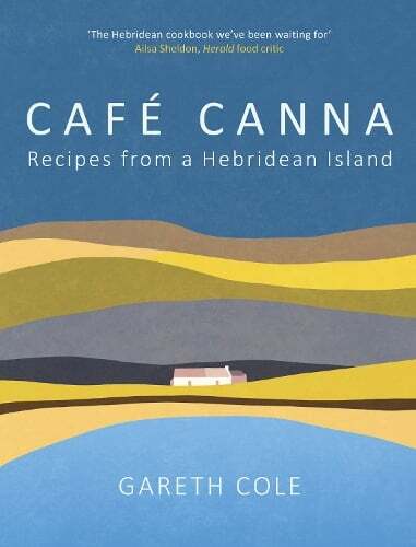 This is the book cover for 'Café Canna' by Gareth Cole