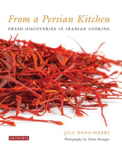 This is the book cover for 'From a Persian Kitchen' by Jila Dana-Haeri