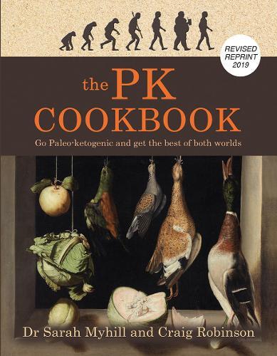 This is the book cover for 'The PK Cookbook' by Sarah Myhill