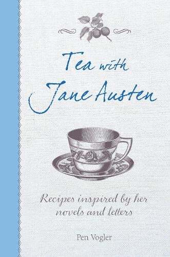 This is the book cover for 'Tea with Jane Austen' by Pen Vogler